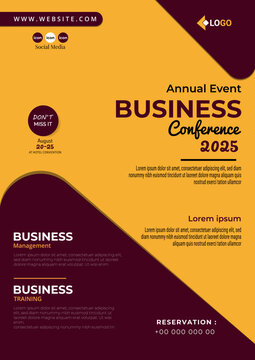 Annual Event Business Conference Flyer Design