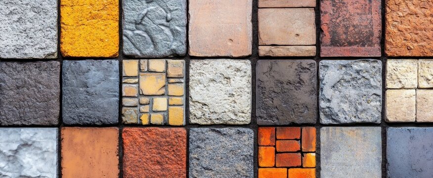 Collection of Diverse Wall Textures and Patterns for Design Use