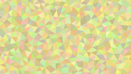 Abstract polygonal background with a pastel color palette of triangles