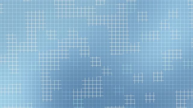 Blue steel background with fine grid lines and soft glowing elements creating a modern clean visual ideal for tech design global events and futuristic celebration themes