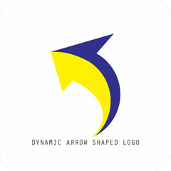 Dynamic Modern Arrow Logo, Progress and Motion Symbol