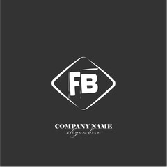 vector FB illustration of a logo for a company background abstract