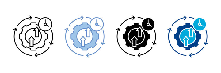  Continuous   Icon Set Multiple Style Collection