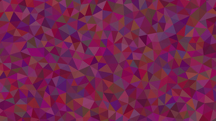 A captivating purple mosaic of geometric shapes forms an intricate pattern, with each triangle adding depth to the overall visual composition