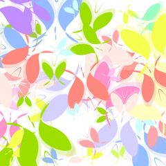 seamless pattern with flowers