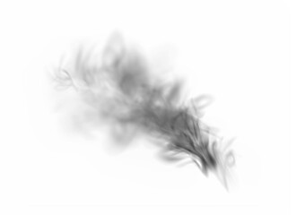 PNG Overlay Smoke Effect with Transparent Background