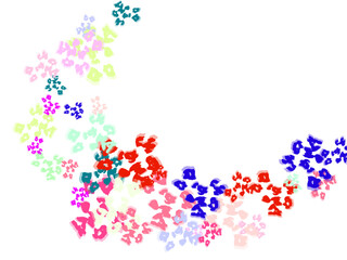 abstract background with stars