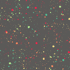 seamless pattern with christmas balls