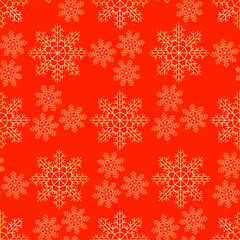 christmas background with snowflakes