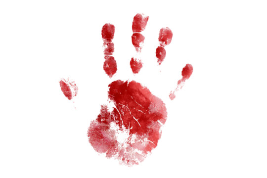 Baby Handprint Ink Pad for Creative Keepsakes isolated on transparent background