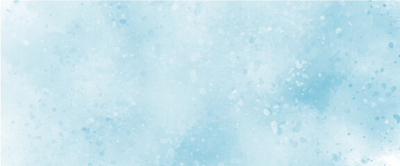 Abstract light blue watercolor background.
