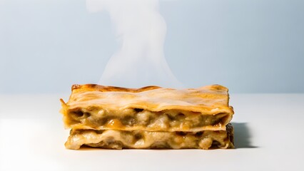 A hyper-realistic 8K photo of creamy mac and cheese with melted cheddar stretching, warm steam rising, golden lighting, crispy top, ultra-sharp focus, cozy studio setting.