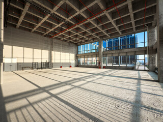 Spacious Industrial Loft Bathed in Natural Light with Striking Shadows