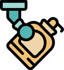 Modern surveillance camera ensuring safety, ideal for security systems and monitoring