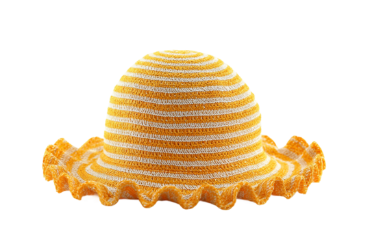 Breathable Baby Sun Hat for Hot Weather isolated on transparent background