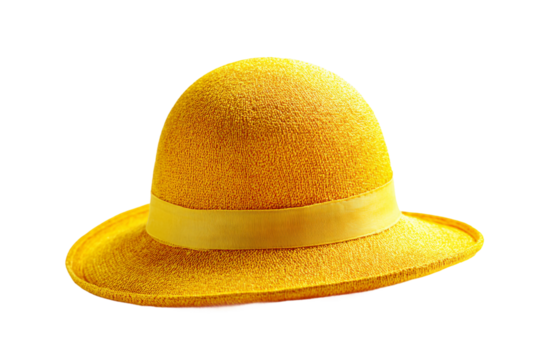 Cute Baby Sun Hat with Fun Patterns isolated on transparent background