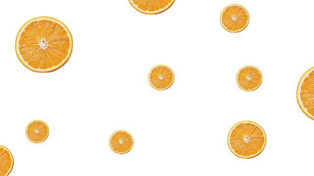 Fruta, naranja con fondo transparente en formato png, fondo blanco.  