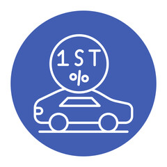 First Car Discount Icon