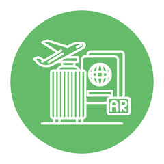 Ar Tourism Icon