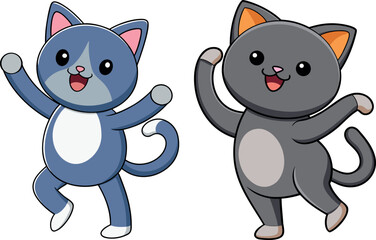 cute cat cartoon, pet kitten vector, adorable cat illustration, happy pet drawing, domestic animal poster, funny cat artwork, lovely cat clipart, children cute poster, smiling cat vector, happy pet ar