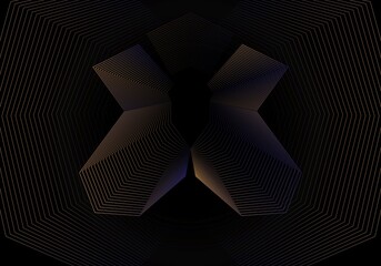 abstract background with orange butterfly 