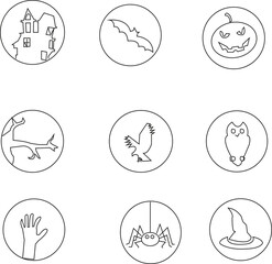 “Halloween Icon Set”