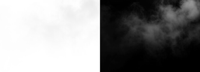 A mesmerizing Fog contrast of light and shadow creates an ethereal atmosphere isolated on transparent background