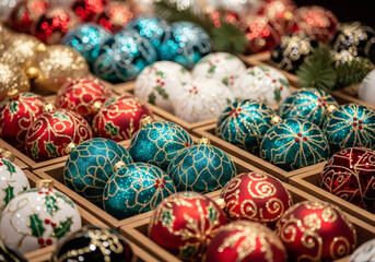 Boules de Noël en Vrac – Multicolores