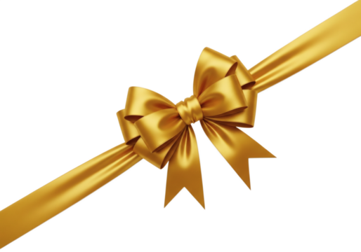 Nœud Doré sur Ruban