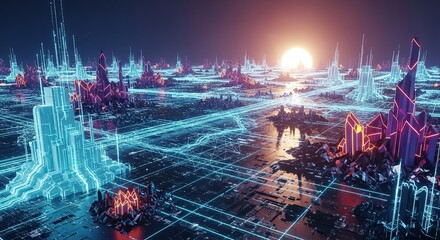 abstract blue background