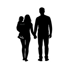 silhouette of a couple