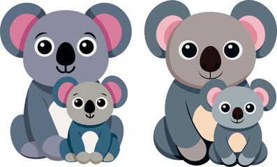cute koala cartoon, australian animal illustration, adorable wildlife artwork, forest animal vector, friendly koala drawing, wild creature poster, kids animal design, koala bear art, happy wildlife ca