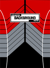 Abstract & Grunge Sports Jersey Design Vector &ndash; Seamless Pattern & Mock-up Front View