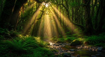 Obraz premium rays of light