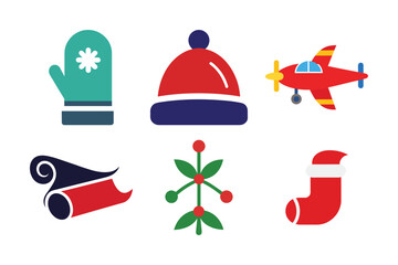 Christmas Icon Vector Bundle