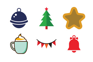 Christmas Icon Vector Bundle