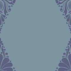 Obraz premium Damask Nature Pattern Background Illustration For Cover, Banner, Notes. Aesthetic Background. Damask Pattern Background. Seamless background.