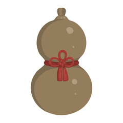 シンプルな瓢箪のイラスト