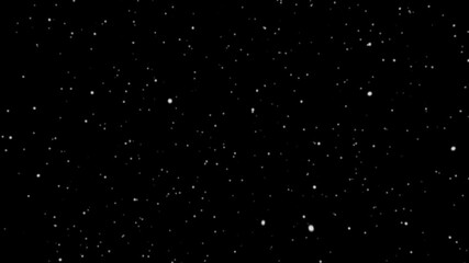 Slow falling snow on the black backgrounds (PNG Background) - (4K_24fps)	 - Powered by Adobe