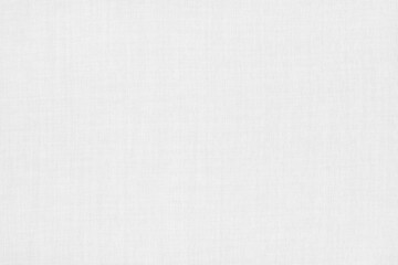 White linen fabric cloth texture for background, natural textile pattern.