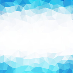 Background of geometric shapes. blue colors. Mosaic pattern. Vector EPS 10. Vector illustration