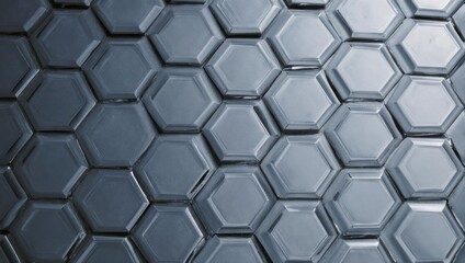 Naklejka premium Abstract geometric pattern of hexagonal tiles
