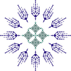 Ceramic tile patterns with Portuguese Azulejos ornaments, Turkish ornaments, Moroccan mosaic tiles, Talavera ornaments.
