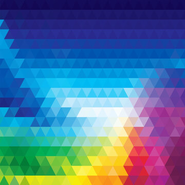 colored triangles. great idea for a presentation template. eps 10