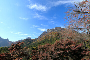紅葉が美しい妙義山