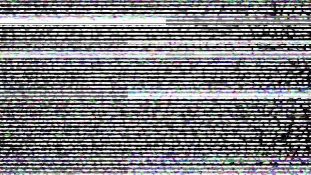 VHS glitch transition effect