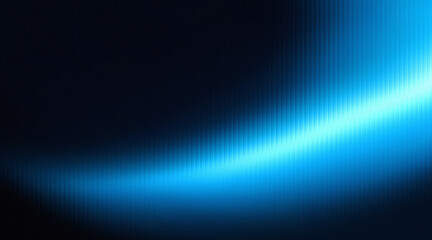 Abstract blue light beam with textured vertical stripes background