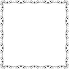 Simple Square Frame with White Background, Amazing Frame, Unique Border Frame and Photo Frame, Black Square Frame