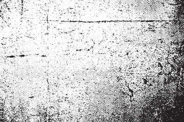 Halftone Grunge and Scratched Distress Overlay Texture