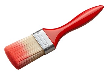 red paint brush
